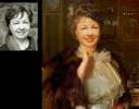 работа сделана на основе нескольких картин американского живописца Джона Сингера Сарджента. Портрет Миссис  Д. Уилльям Уайт; Портрет миссис Марии фон Грунелиус, 1902. 